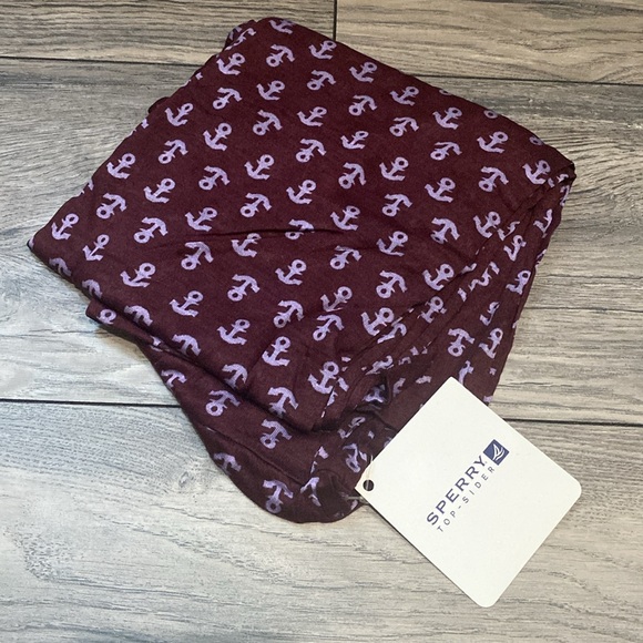 NWT Sperry anchor Infinity Scarf - Picture 3 of 7